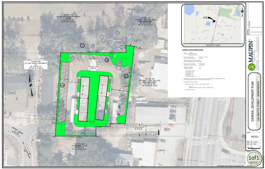 130 Mattie St, Hinesville, GA à vendre - Plan de site - Image 1 de 4