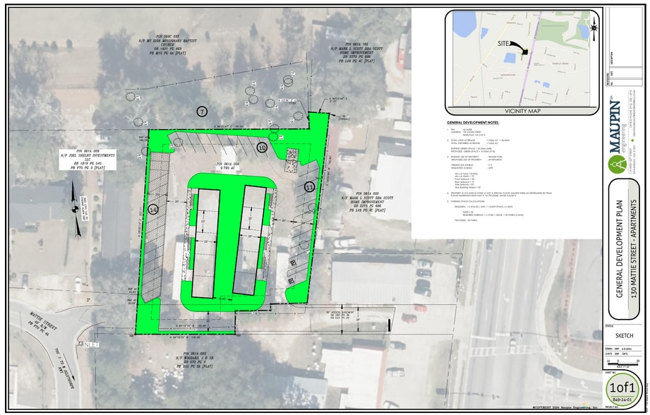 130 Mattie St, Hinesville, GA for sale - Site Plan - Image 1 of 4