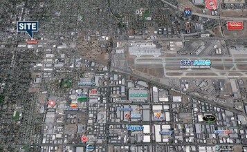 422 E Emporia St, Ontario, CA - Aérien Vue de la carte