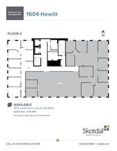 1602-1604 Hewitt Ave, Everett, WA à louer Plan de site- Image 1 de 1