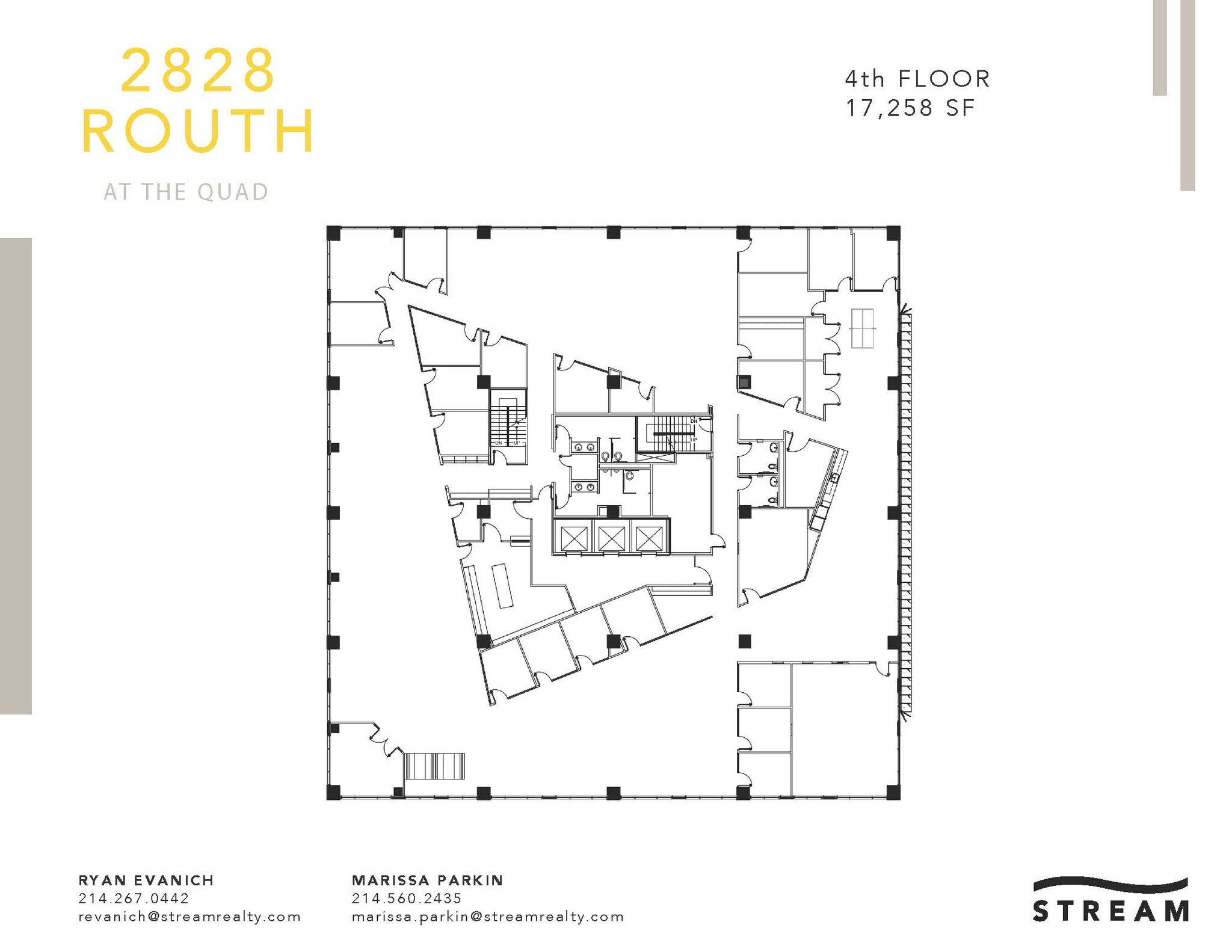 2828 Routh St, Dallas, TX for lease Floor Plan- Image 1 of 1