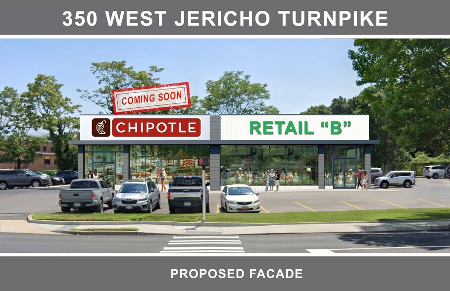 350 W Jericho Tpke, Huntington, NY à louer - Photo du bâtiment - Image 2 de 9