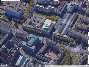 Rouen - Aerial map view