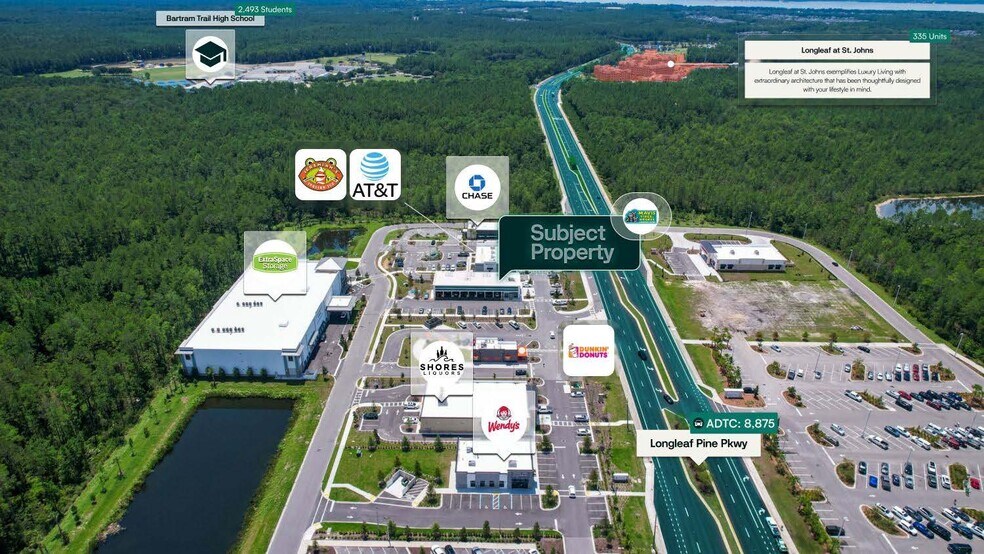 6975 Longleaf Pine Pky, Saint Johns, FL à vendre - Aérien - Image 2 de 2