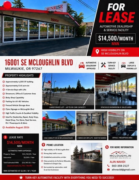 16001 SE Mcloughlin Blvd, Milwaukie, OR for lease - Building Photo - Image 1 of 34