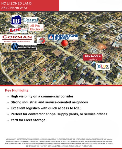 3542 N W St, Pensacola, FL for sale - Building Photo - Image 1 of 13