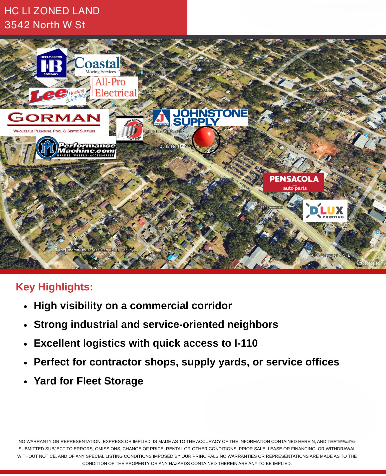 3542 N W St, Pensacola, FL for sale Building Photo- Image 1 of 14