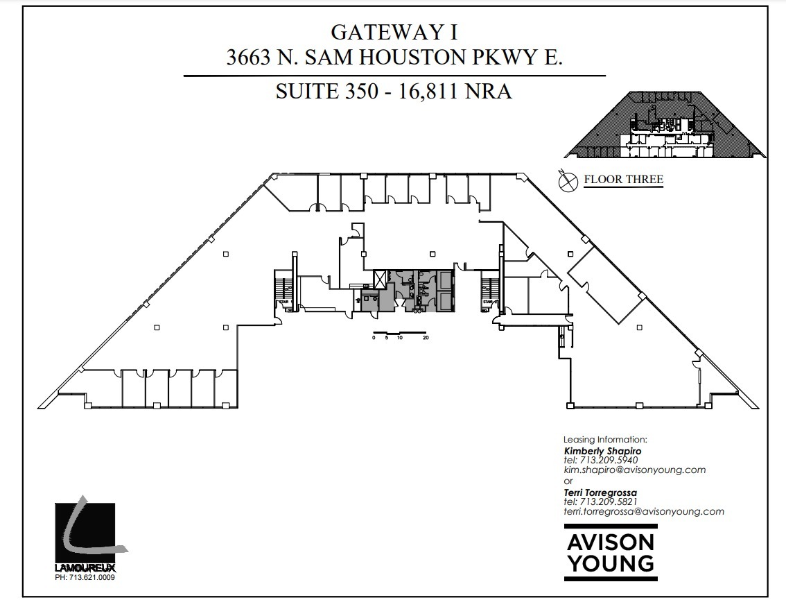 3663 N Sam Houston Pky E, Houston, TX for lease Floor Plan- Image 1 of 2