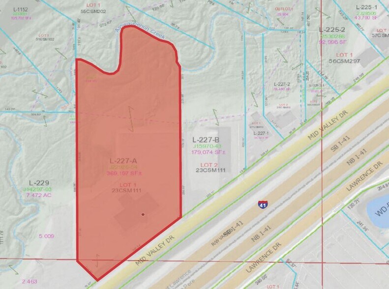 1580 Mid Valley Dr, De Pere, WI à vendre - Plan cadastral - Image 3 de 32