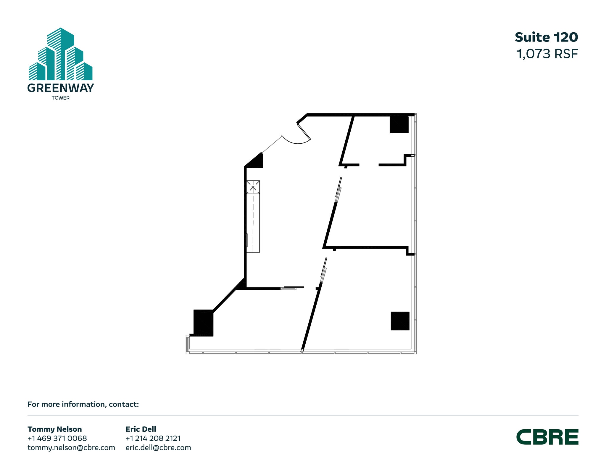 1231 Greenway Dr, Irving, TX à louer Plan d’étage- Image 1 de 1