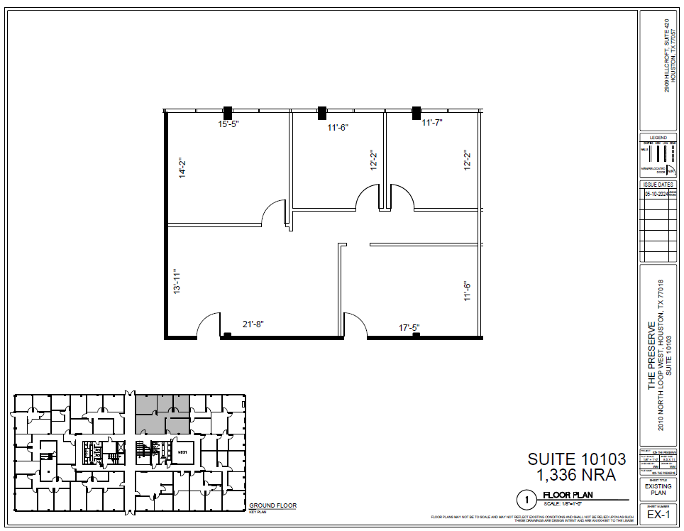 2000 N Loop Fwy W, Houston, TX à louer Plan d  tage- Image 1 de 1