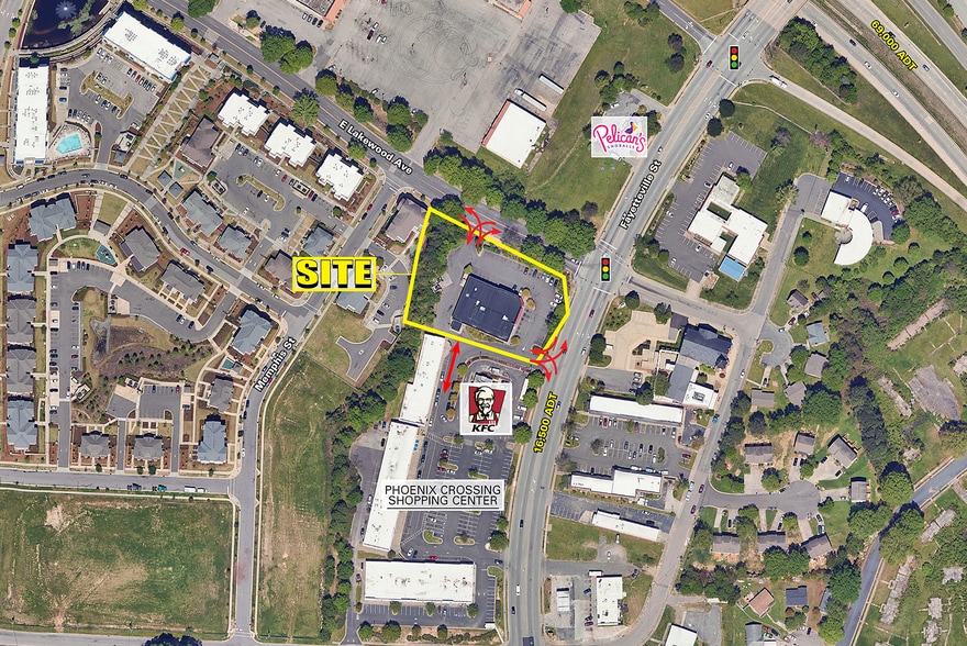 710 Fayetteville St, Durham, NC for lease - Aerial - Image 3 of 7