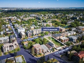 2250 17a SW st, Calgary, AB - AERIAL  map view