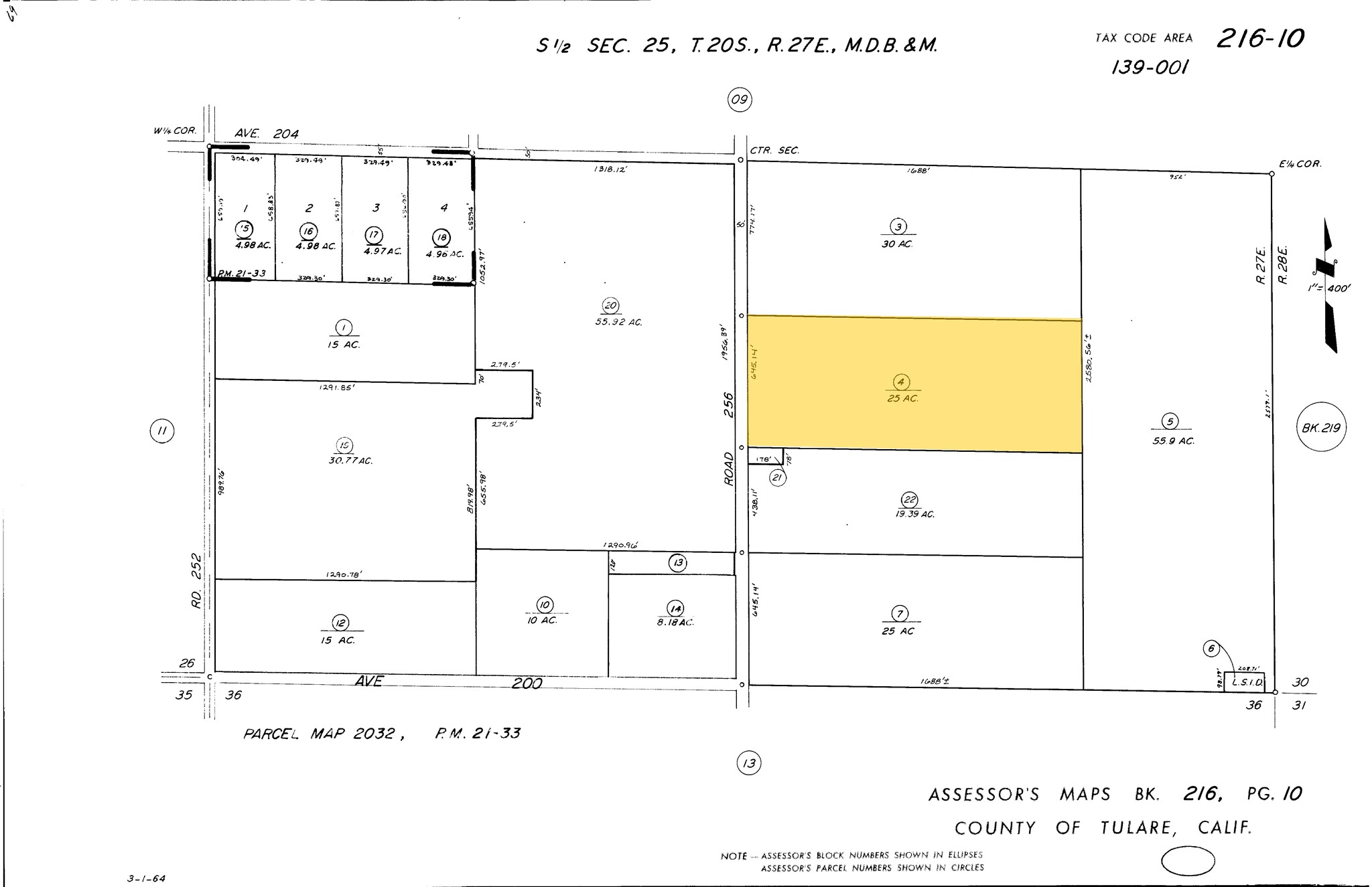 20220 Road 256, Strathmore, CA à vendre Plan cadastral- Image 1 de 1