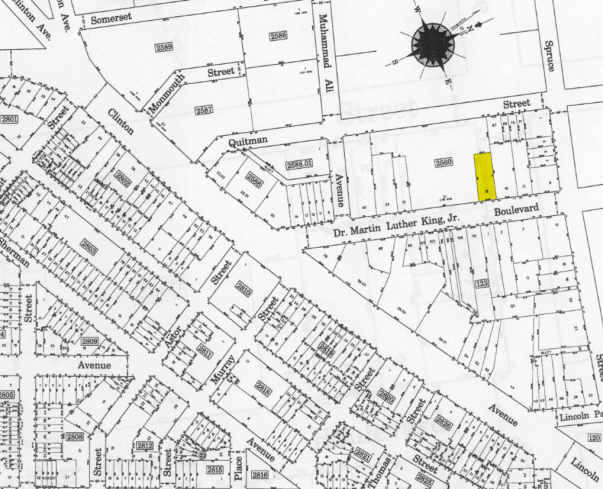 747-751 Martin Luther King Jr Blvd, Newark, NJ for sale - Plat Map - Image 2 of 3