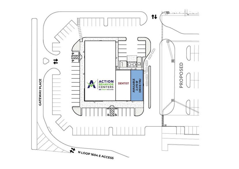 7689 N Loop 1604, Live Oak, TX à louer - Photo du bâtiment - Image 1 de 3