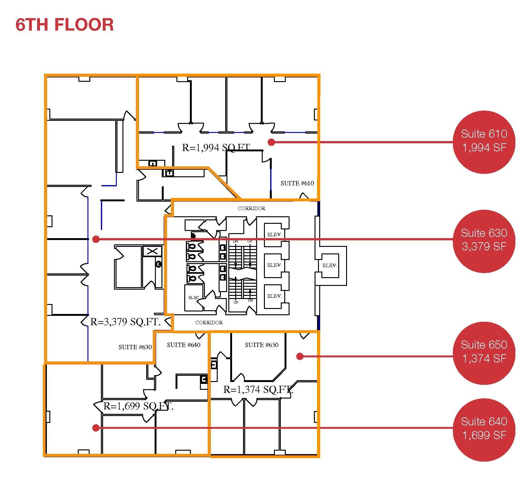 633 6th Ave SW, Calgary, AB for lease Floor Plan- Image 1 of 1