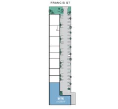 1474-1484 E Francis St, Ontario, CA à louer Plan de site- Image 1 de 2