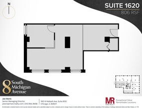 8 S Michigan Ave, Chicago, IL à louer Plan d’étage- Image 1 de 6