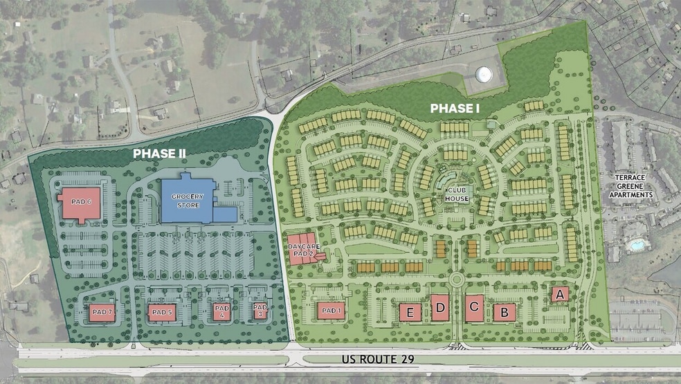 102 Terrace Green Cir, Barboursville, VA for lease - Site Plan - Image 1 of 4