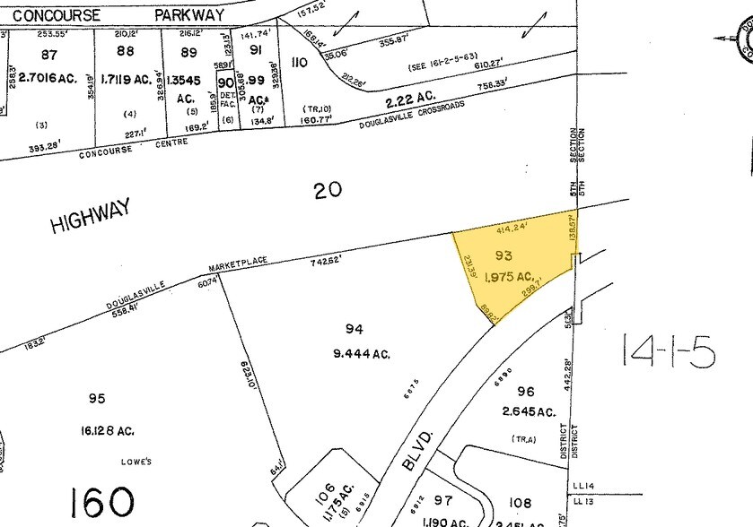 6855 Douglas Blvd, Douglasville, GA à louer - Plan cadastral - Image 2 de 16
