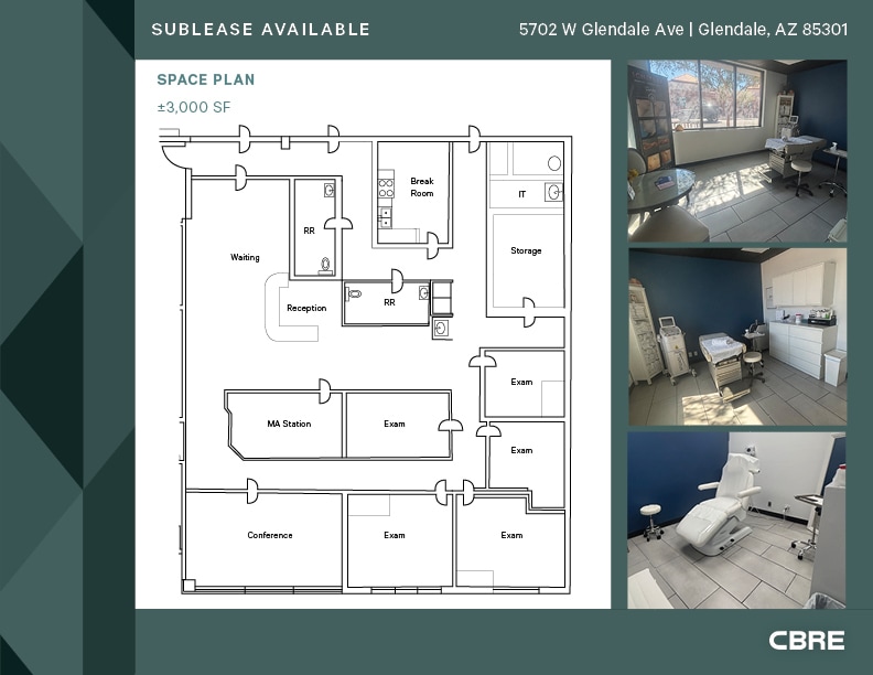 5702 W Glendale Ave, Glendale, AZ for lease Floor Plan- Image 1 of 1