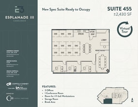 2415 E Camelback Rd, Phoenix, AZ for lease Floor Plan- Image 1 of 1