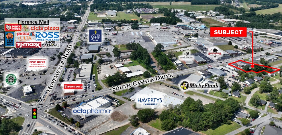 S. Cashua Dr & King Ave | Florence, SC portefeuille de 5 propriétés à vendre sur LoopNet.ca - Photo du bâtiment - Image 2 de 5