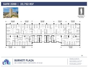 801 Cherry St, Fort Worth, TX for lease Floor Plan- Image 2 of 6