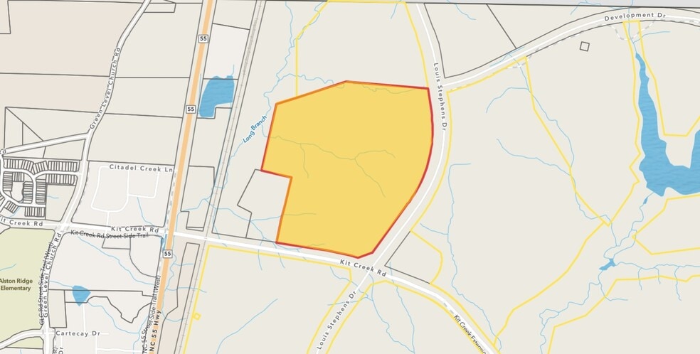 7033 Louis Stephens Dr, Morrisville, NC for lease - Plat Map - Image 2 of 49