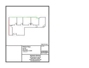 1601 Dove St, Newport Beach, CA for lease Floor Plan- Image 1 of 1