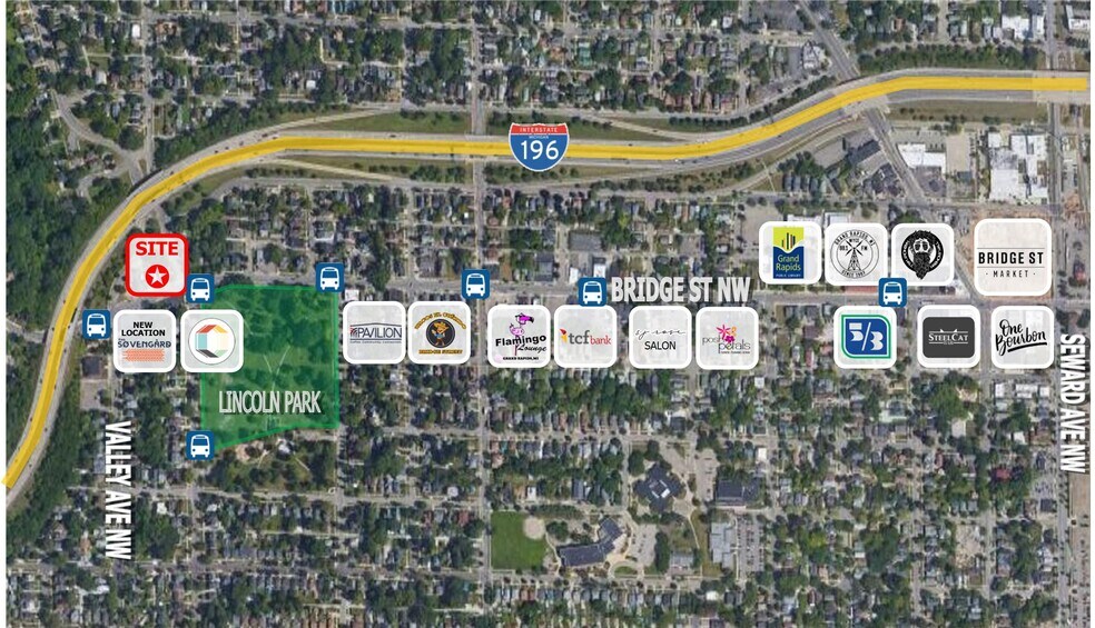 1213 Bridge St NW, Grand Rapids, MI à louer - Photo du bâtiment - Image 2 de 2