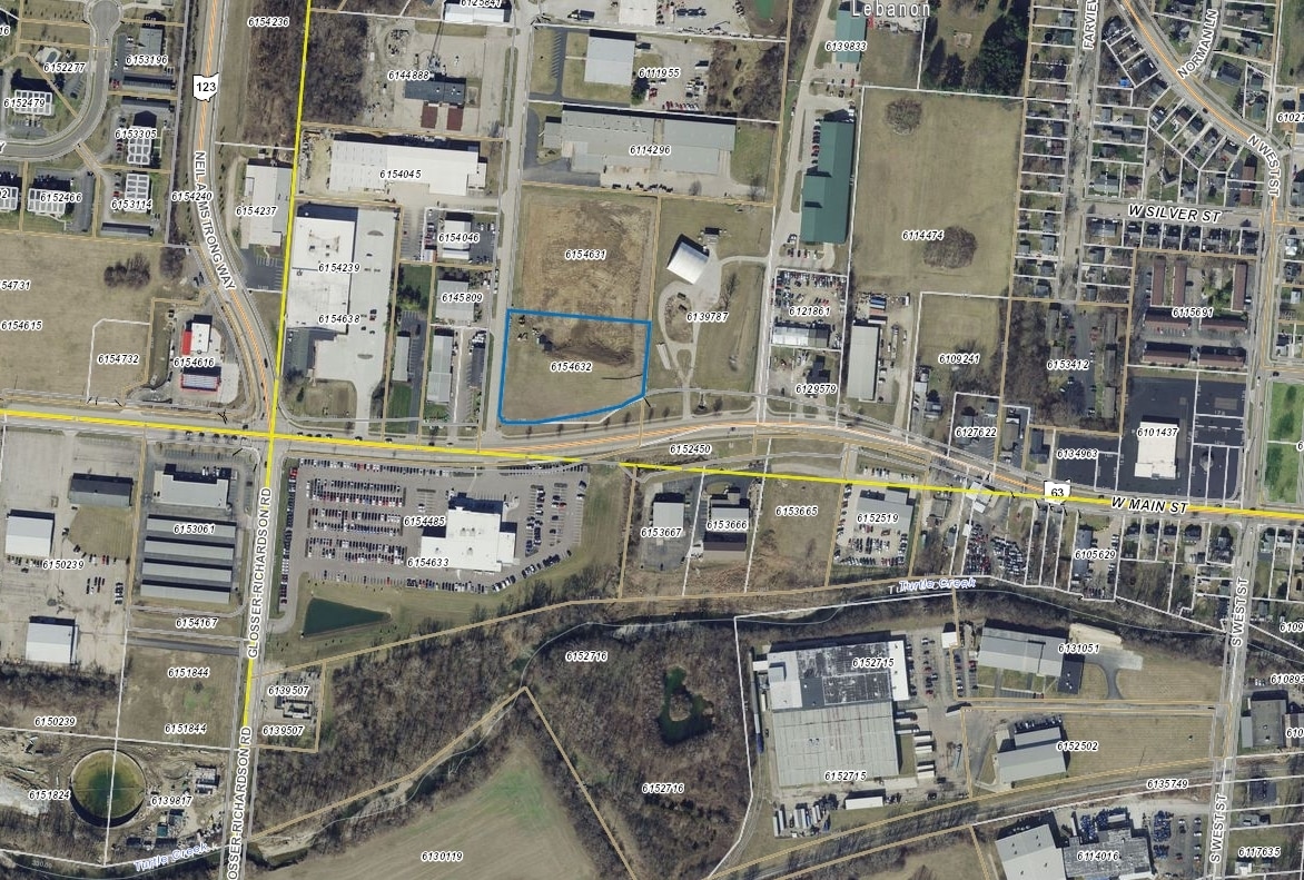 SR 63 & Harmon Ave, Lebanon, OH for sale Aerial- Image 1 of 2