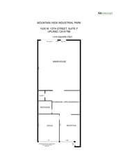 1525 W 13th St, Upland, CA for lease Floor Plan- Image 1 of 1
