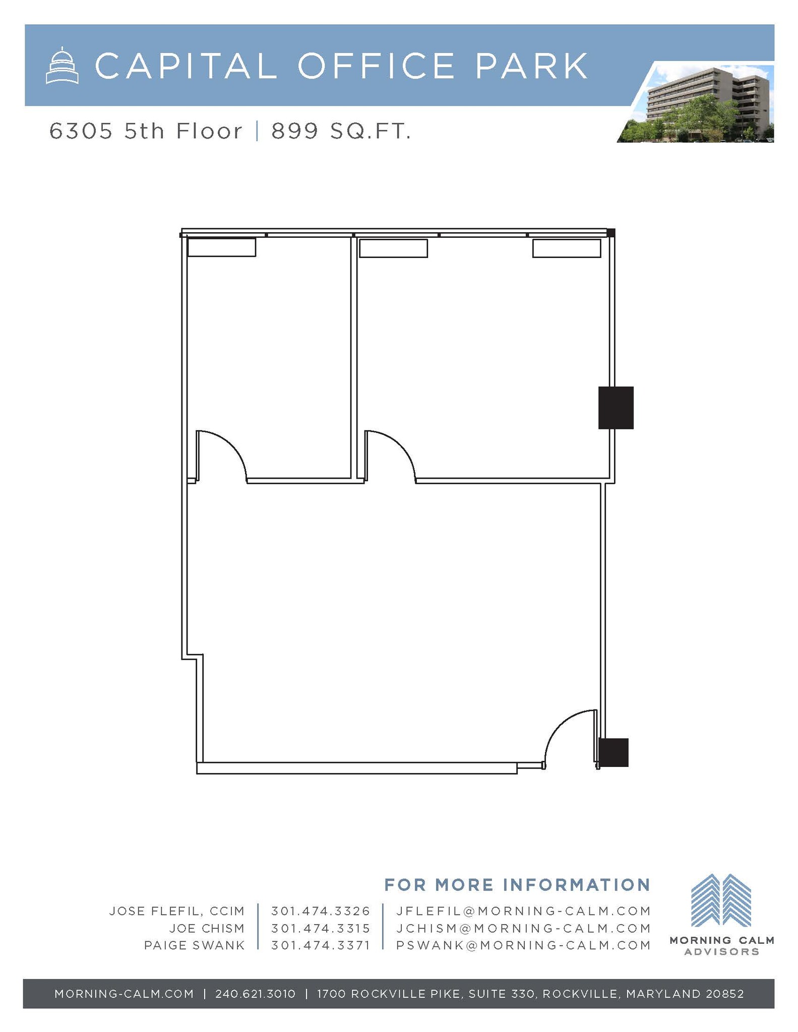 6305 Ivy Ln, Greenbelt, MD for lease Floor Plan- Image 1 of 1