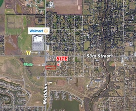 5246 N Meridian, Wichita, KS - Aérien  Vue de la carte