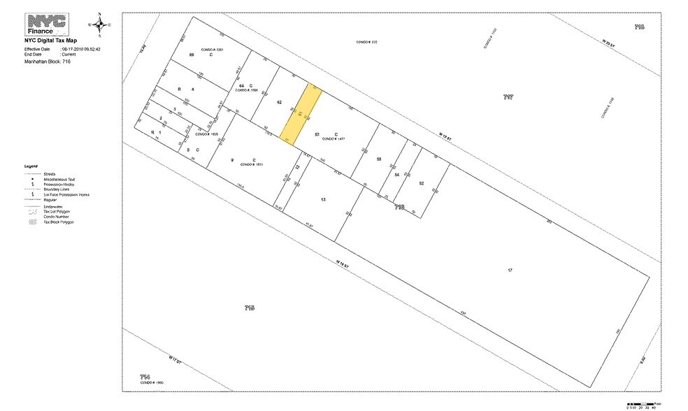 446 W 19th St, New York, NY à vendre - Plan cadastral - Image 3 de 3