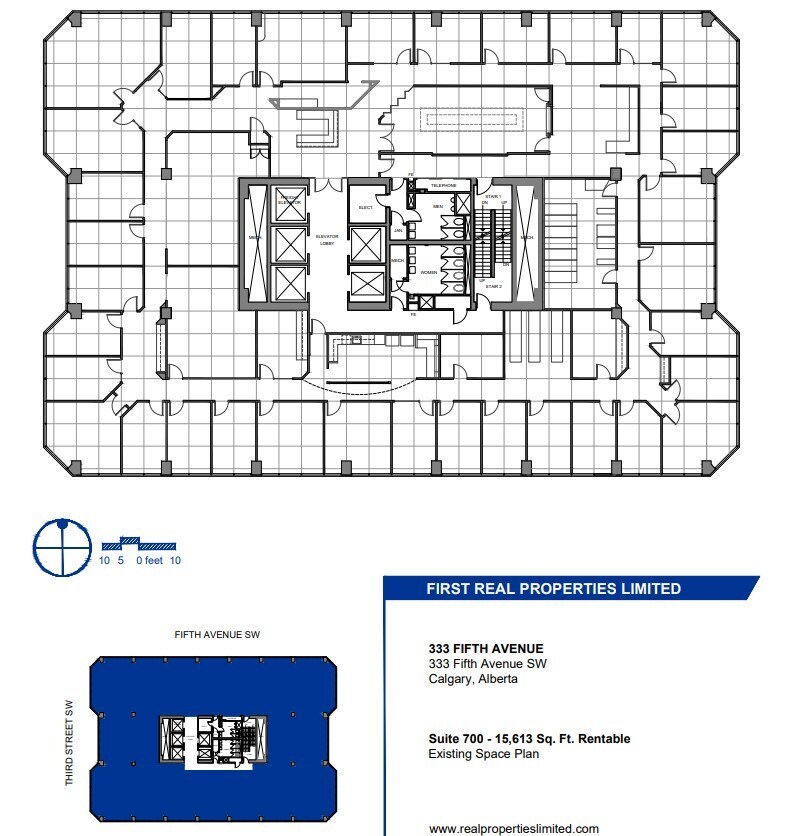 333 5th Ave SW, Calgary, AB for lease Floor Plan- Image 1 of 1