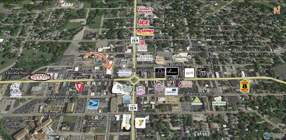 15 N 1st St, Belleville, IL à louer - Photo du bâtiment - Image 2 de 4