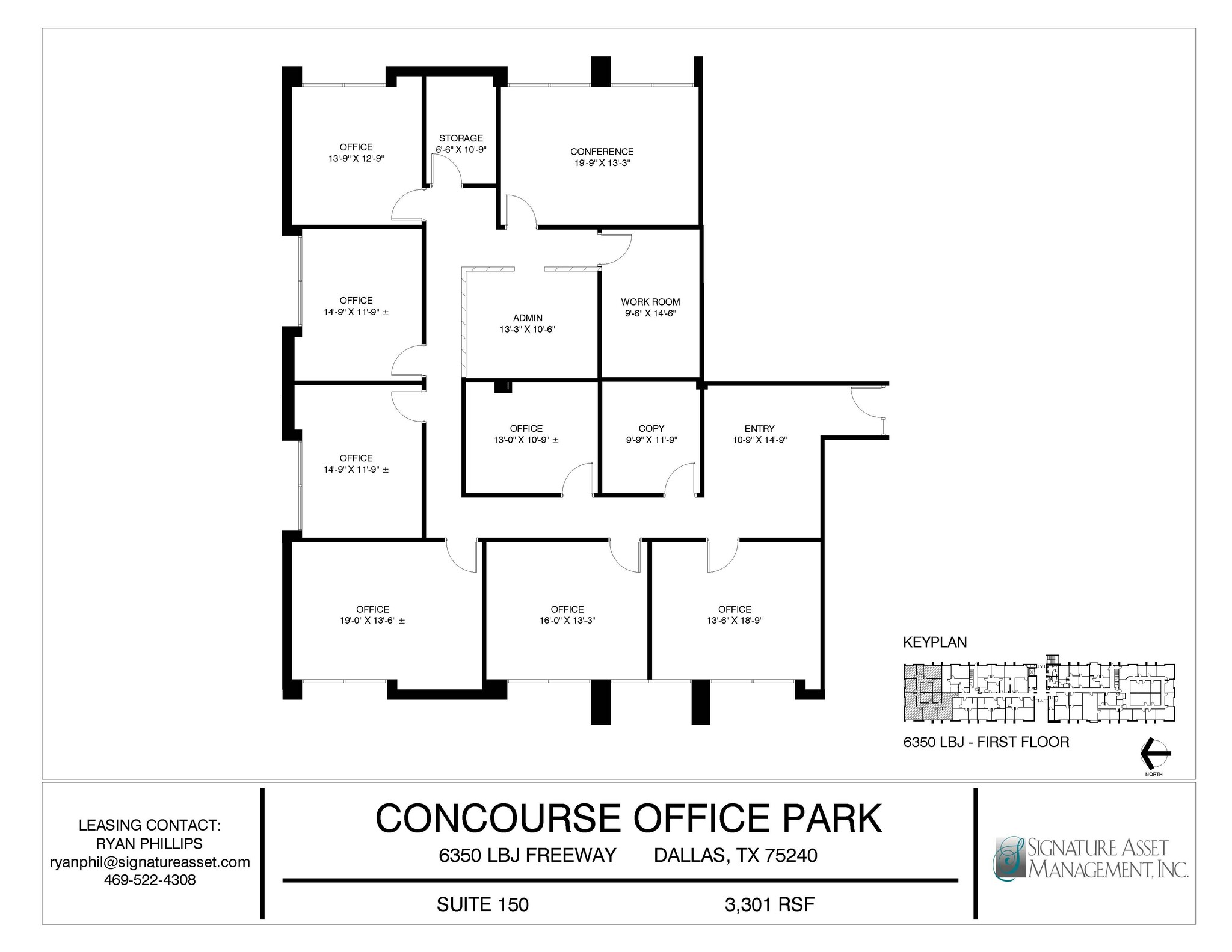 6350 LBJ Fwy, Dallas, TX for lease Floor Plan- Image 1 of 2