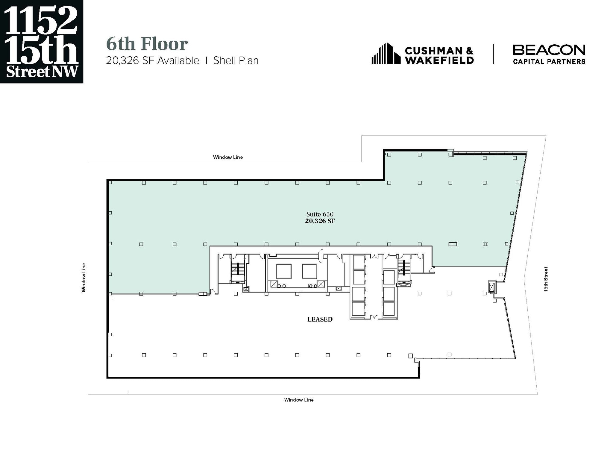 1152 15th St NW, Washington, DC for lease Floor Plan- Image 1 of 1