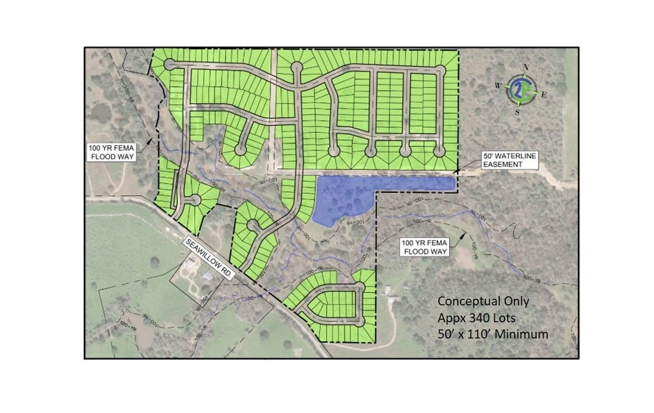 1087 Seawillow Rd, Lockhart, TX à vendre - Plan de site - Image 2 de 19