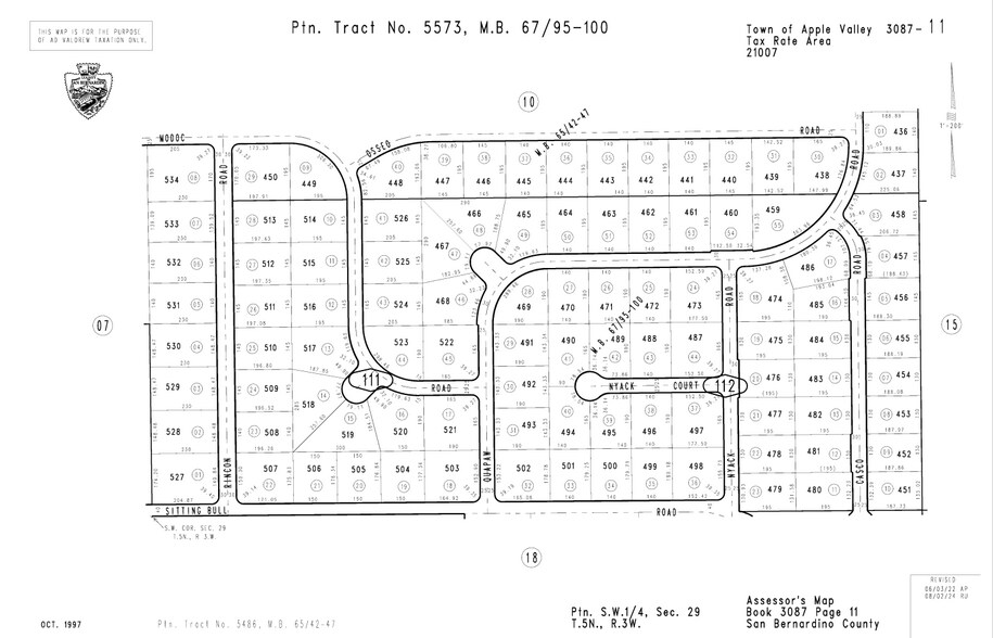 0 Rincon Rd, Apple Valley, CA à vendre - Plan cadastral - Image 1 de 1