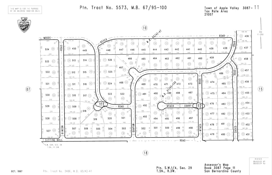0 Rincon Rd, Apple Valley, CA for sale - Plat Map - Image 1 of 1