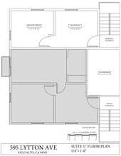 591-597 Lytton Ave, Palo Alto, CA à louer Plan de site- Image 1 de 1
