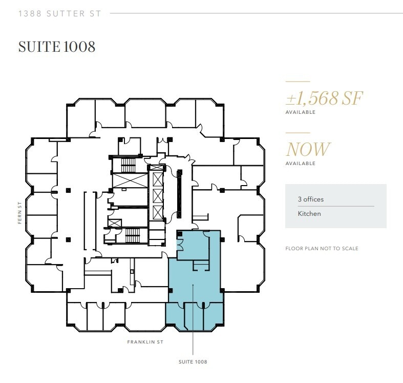 1388 Sutter St, San Francisco, CA for lease Floor Plan- Image 1 of 1