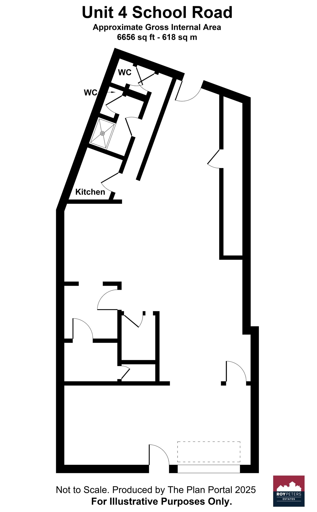 Shool Road, Chesterfield à louer Plan de site- Image 1 de 4