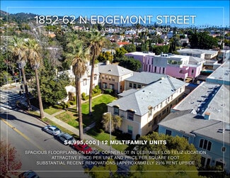 More details for 1852-1862 N Edgemont St, Los Angeles, CA - Multifamily for Sale
