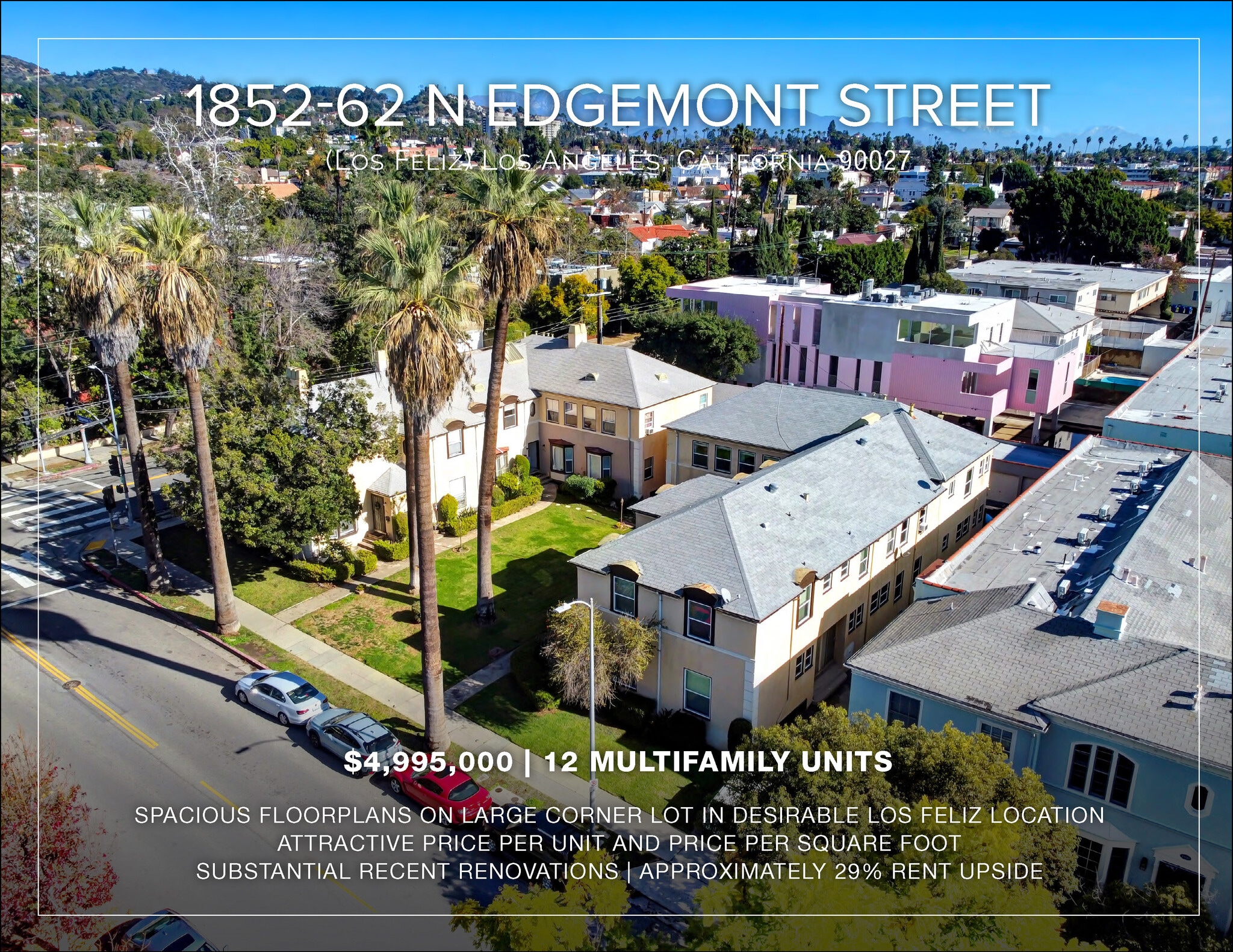 1852-1862 N Edgemont St, Los Angeles, CA for sale Building Photo- Image 1 of 22