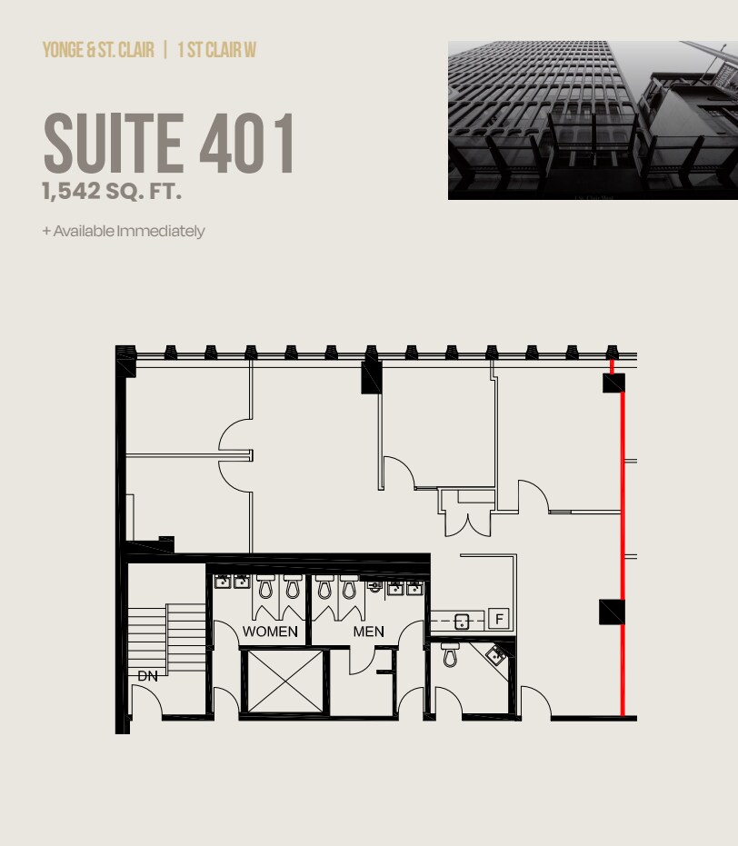 1 St Clair Ave W, Toronto, ON for lease Floor Plan- Image 1 of 1